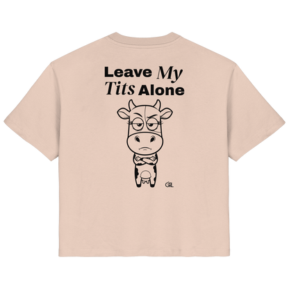 Annoyed Cow Rücken-Print – Fraiche Peche Fitted Shirt | GÖRL Feminist Statement Wear Berlin