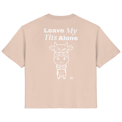 Annoyed Cow Rücken-Print – Fraiche Peche Fitted Shirt | GÖRL Feminist Statement Wear Berlin
