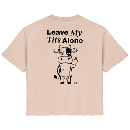 Finger Cow Rücken-Print – Fraiche Peche Fitted Shirt | GÖRL Feminist Statement Wear Berlin
