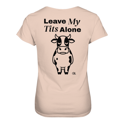 Angry Cow Rücken-Print – Fraiche Peche Fitted Shirt | GÖRL Feminist Statement Wear Berlin