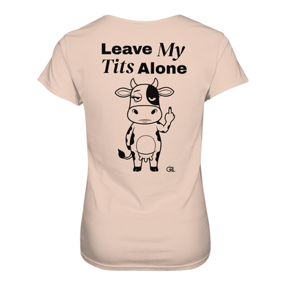 Finger Cow Rücken-Print – Fraiche Peche Fitted Shirt | GÖRL Feminist Statement Wear Berlin