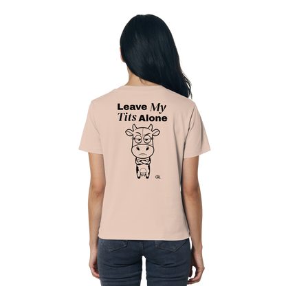 Annoyed Cow Rücken-Print – Fraiche Peche Fitted Shirt | GÖRL Feminist Statement Wear Berlin