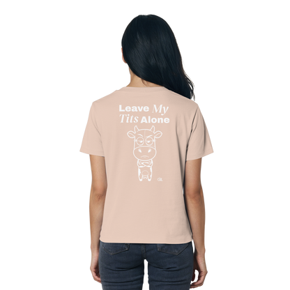 Annoyed Cow Rücken-Print – Fraiche Peche Fitted Shirt | GÖRL Feminist Statement Wear Berlin