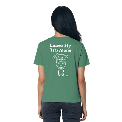 Annoyed Cow Rücken-Print – Green Bay Fitted Shirt | GÖRL Feminist Statement Wear Berlin