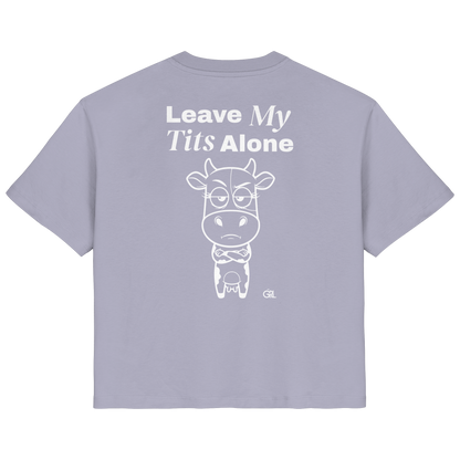 Annoyed Cow Rücken-Print – Lavender Fitted Shirt | GÖRL Feminist Statement Wear Berlin