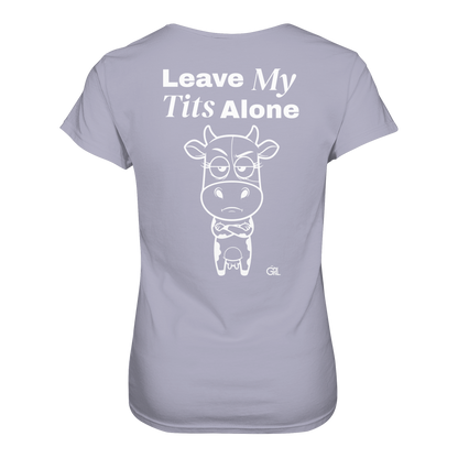 Annoyed Cow Rücken-Print – Lavender Fitted Shirt | GÖRL Feminist Statement Wear Berlin