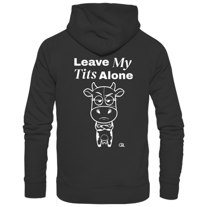 Annoyed Cow Rücken-Print – Schwarz Hoodie | GÖRL Feminist Statement Wear Berlin