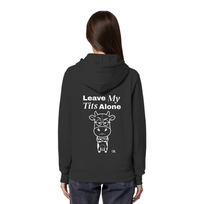 Annoyed Cow Rücken-Print – Schwarz Hoodie | GÖRL Feminist Statement Wear Berlin