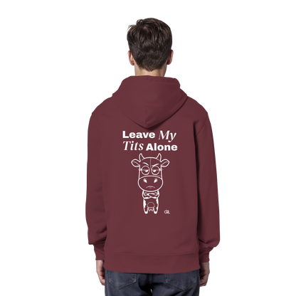 Annoyed Cow Rücken-Print – Burgundy Hoodie | GÖRL Feminist Statement Wear Berlin