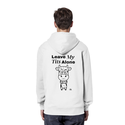 Annoyed Cow Rücken-Print – Weiss Hoodie | GÖRL Feminist Statement Wear Berlin