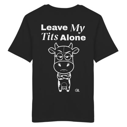 Annoyed Cow Rücken-Print – Schwarz Bio Shirt | GÖRL Feminist Statement Wear Berlin