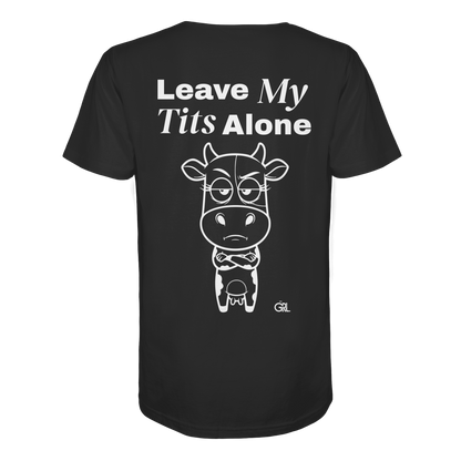 Annoyed Cow Rücken-Print – Schwarz Bio Shirt | GÖRL Feminist Statement Wear Berlin