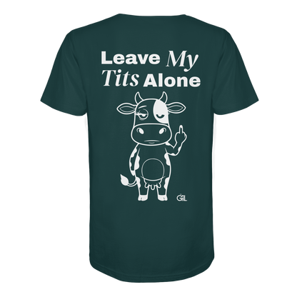 Finger Cow Rücken-Print – Glazed Green Bio Shirt | GÖRL Feminist Statement Wear Berlin