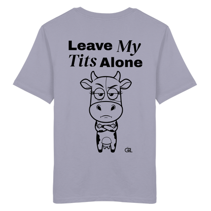 Annoyed Cow Rücken-Print – Lavender Bio Shirt | GÖRL Feminist Statement Wear Berlin