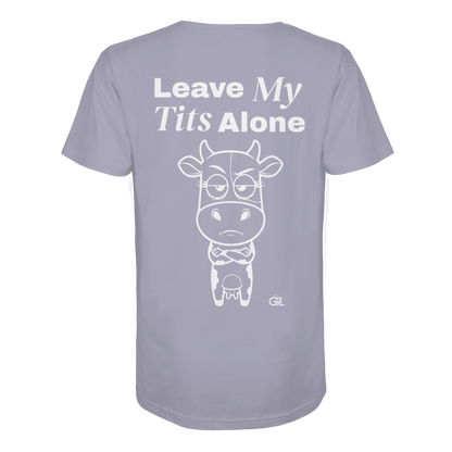 Annoyed Cow Rücken-Print – Lavender Bio Shirt | GÖRL Feminist Statement Wear Berlin
