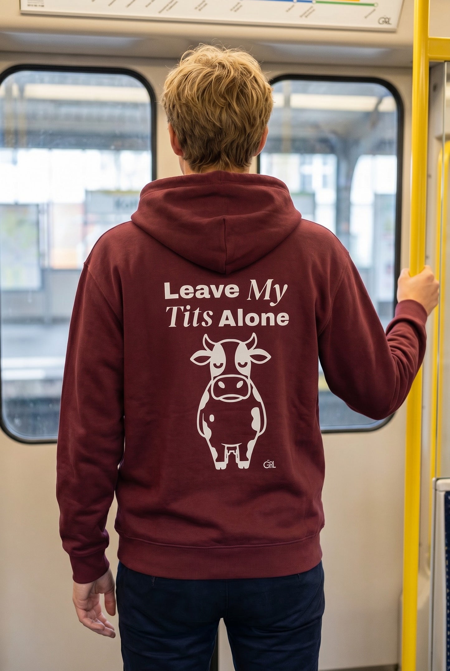 Burgundy - finn back