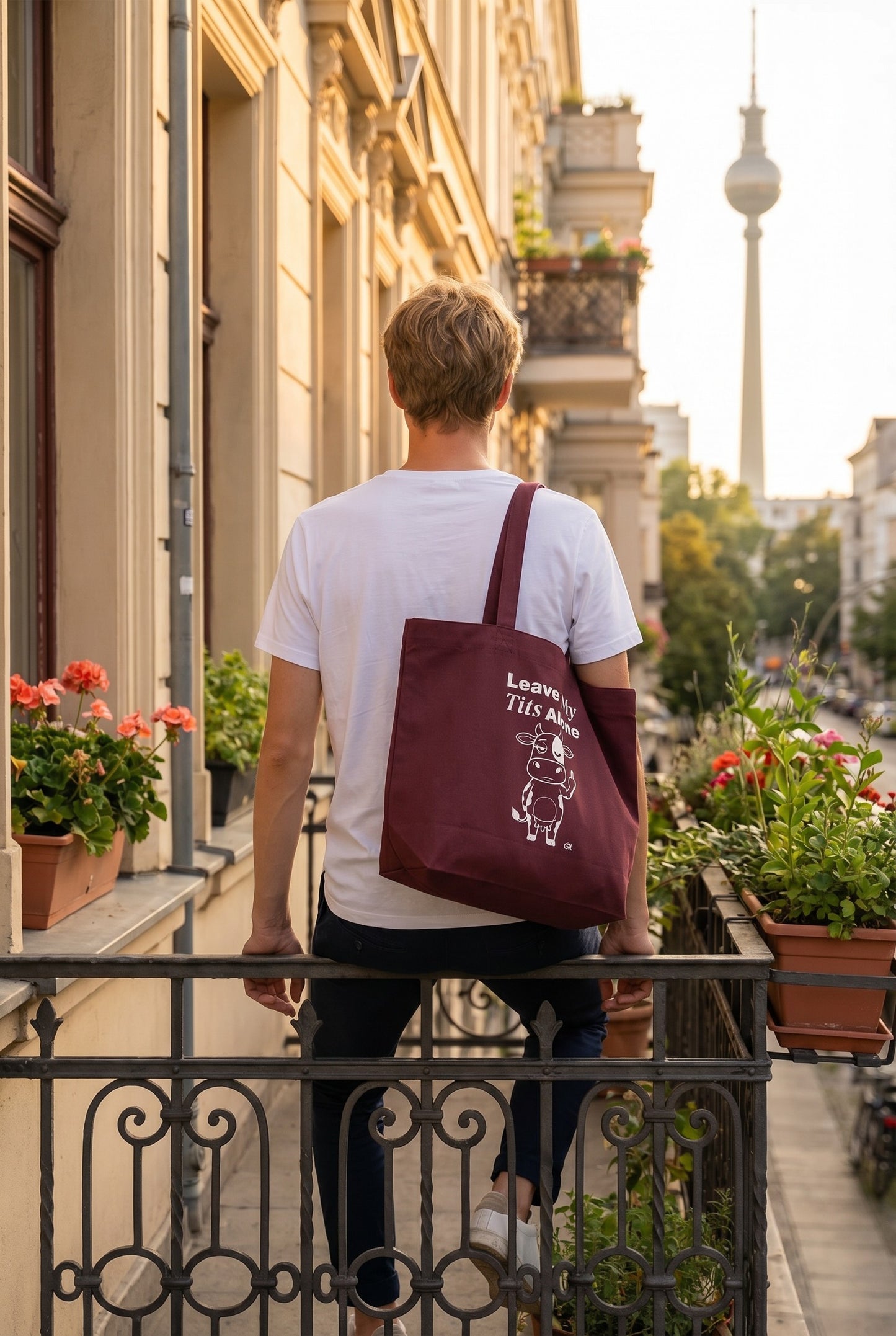 Burgundy - finn back