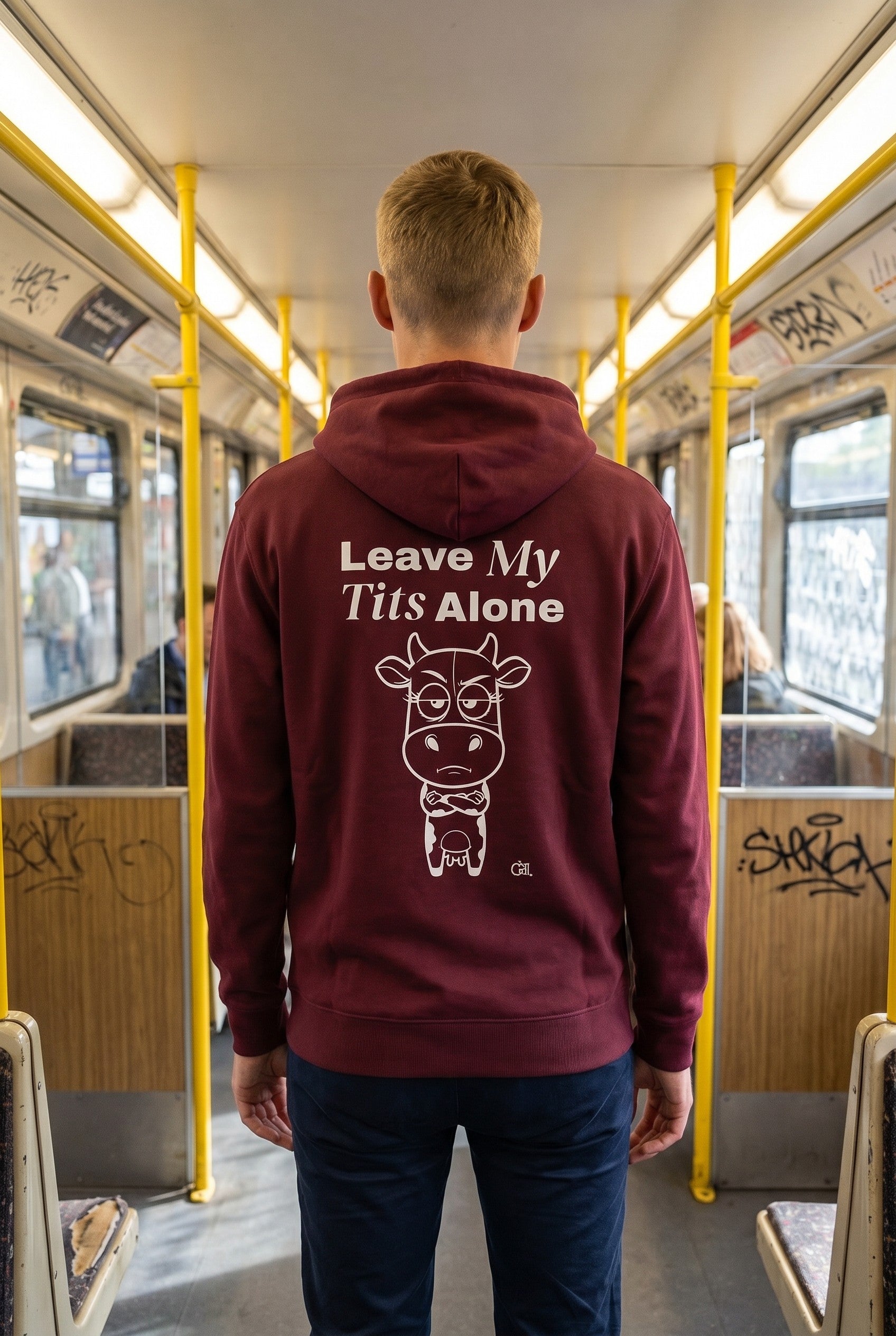 Burgundy - finn back
