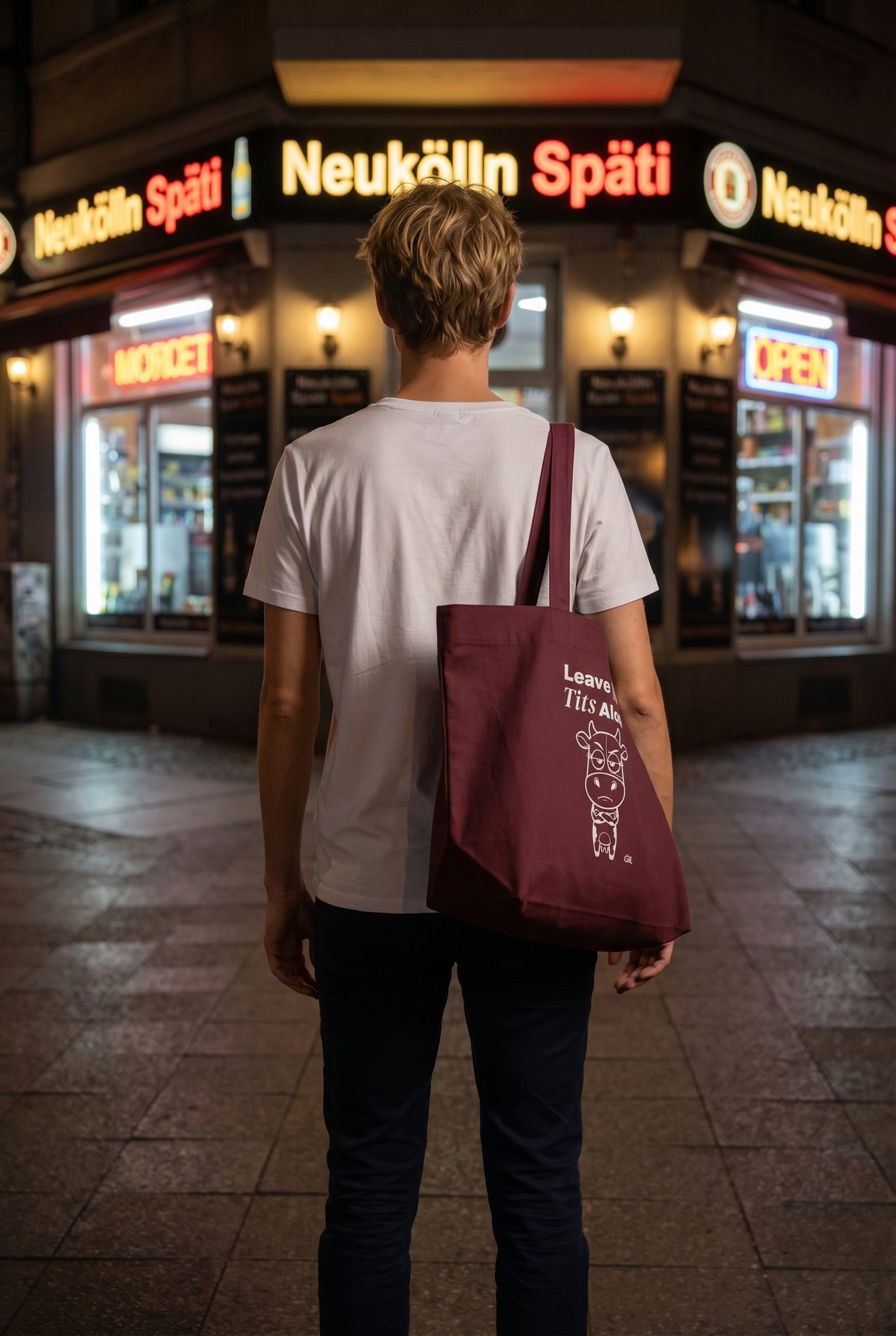 Burgundy - finn back