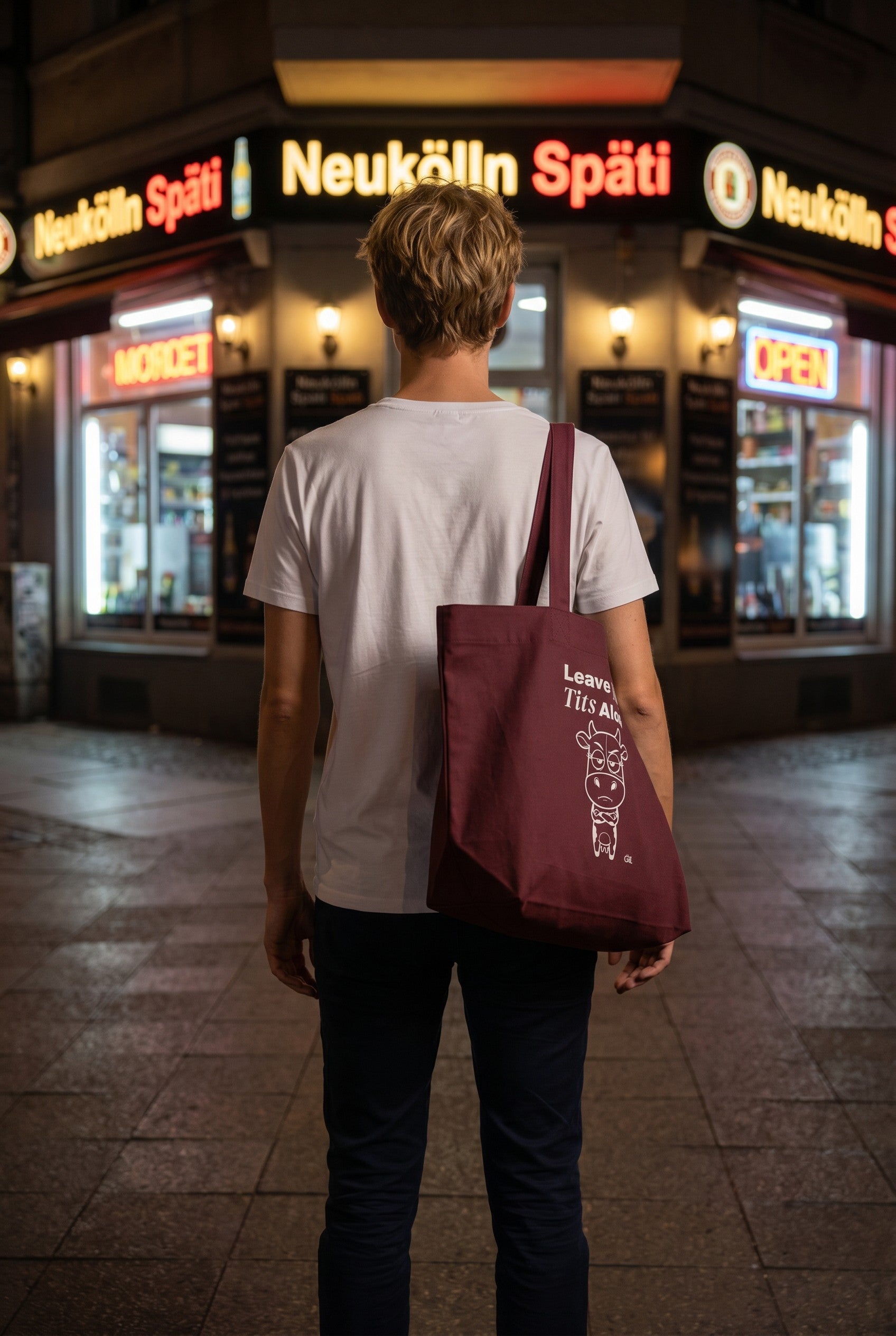 Burgundy - finn back