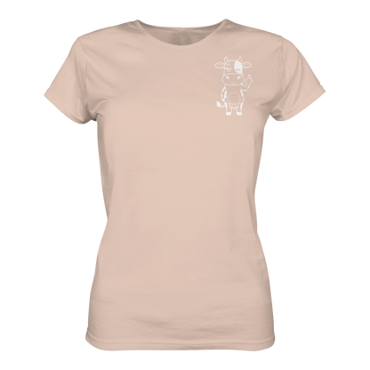 Finger Cow Statement-Print – Fraiche Peche Fitted Shirt | GÖRL Bio-Baumwolle, DTF-Druck in DE
