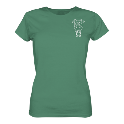 Annoyed Cow Statement-Print – Green Bay Fitted Shirt | GÖRL Bio-Baumwolle, DTF-Druck in DE