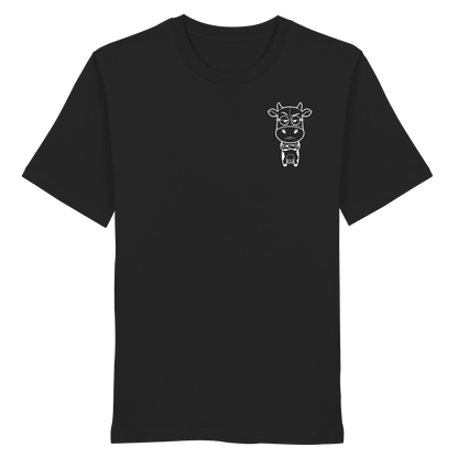 Annoyed Cow Statement-Print – Schwarz Bio Shirt | GÖRL Bio-Baumwolle, DTF-Druck in DE
