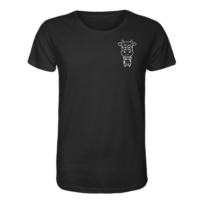 Annoyed Cow Statement-Print – Schwarz Bio Shirt | GÖRL Bio-Baumwolle, DTF-Druck in DE