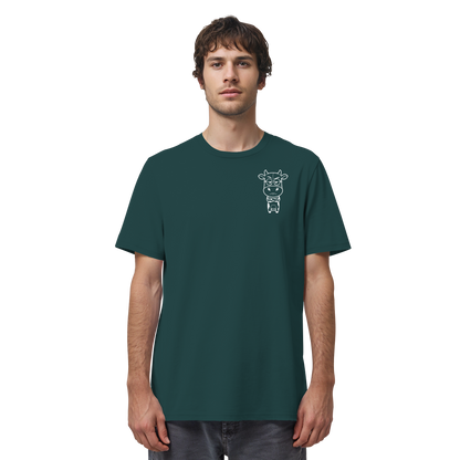 Annoyed Cow Statement-Print – Glazed Green Bio Shirt | GÖRL Bio-Baumwolle, DTF-Druck in DE