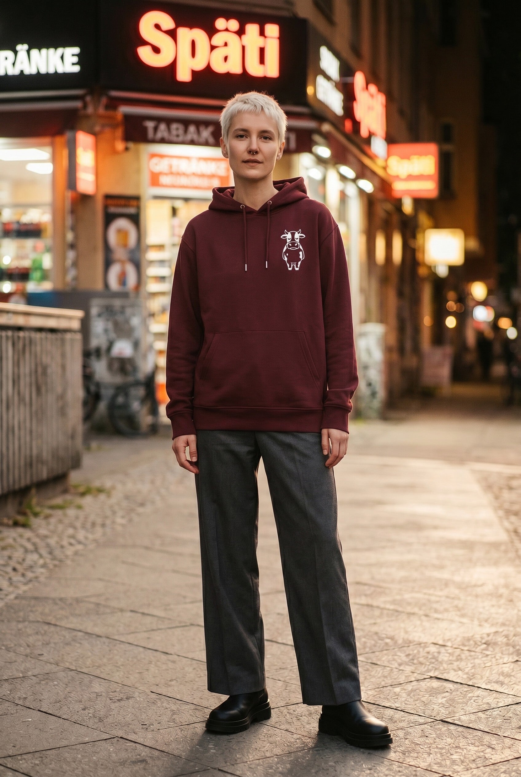 Burgundy - mika front