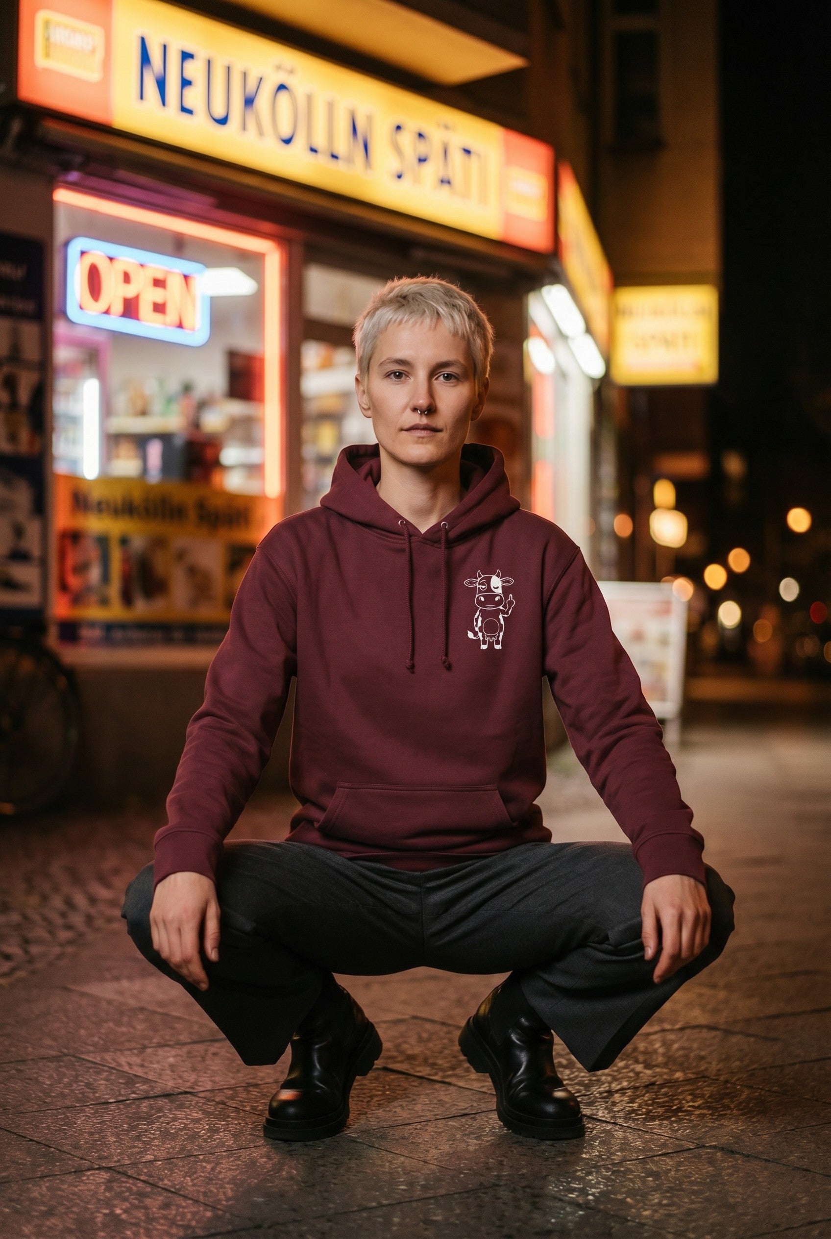 Burgundy - mika front