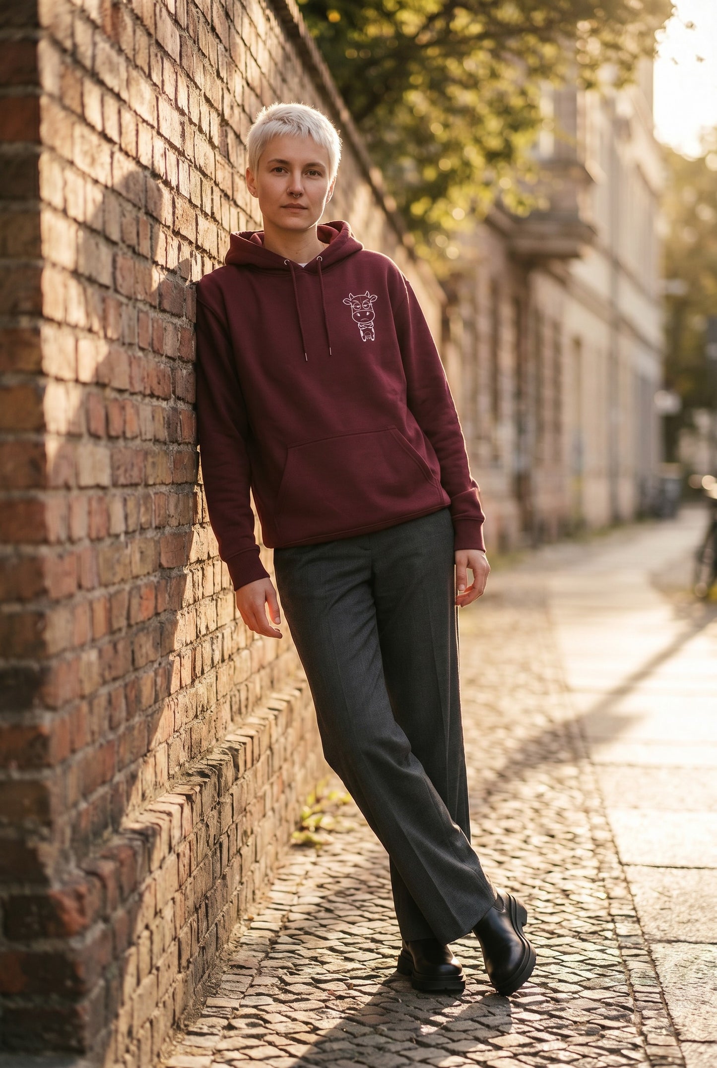 Burgundy - mika front