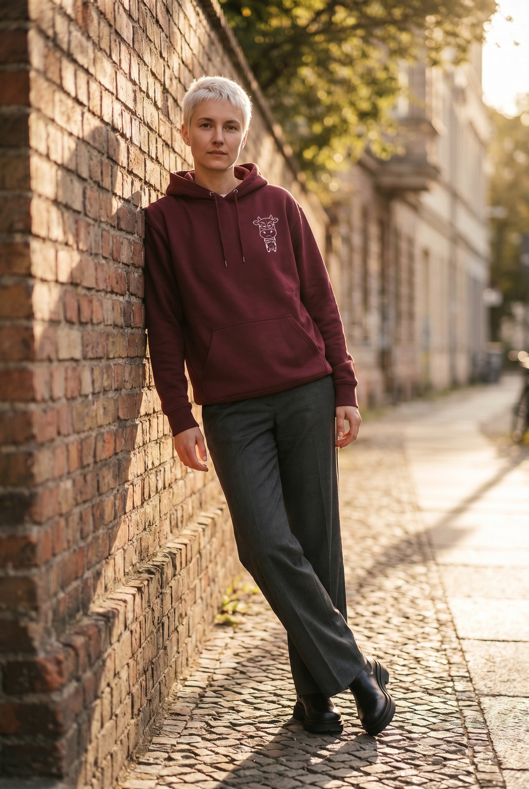 Burgundy - mika front