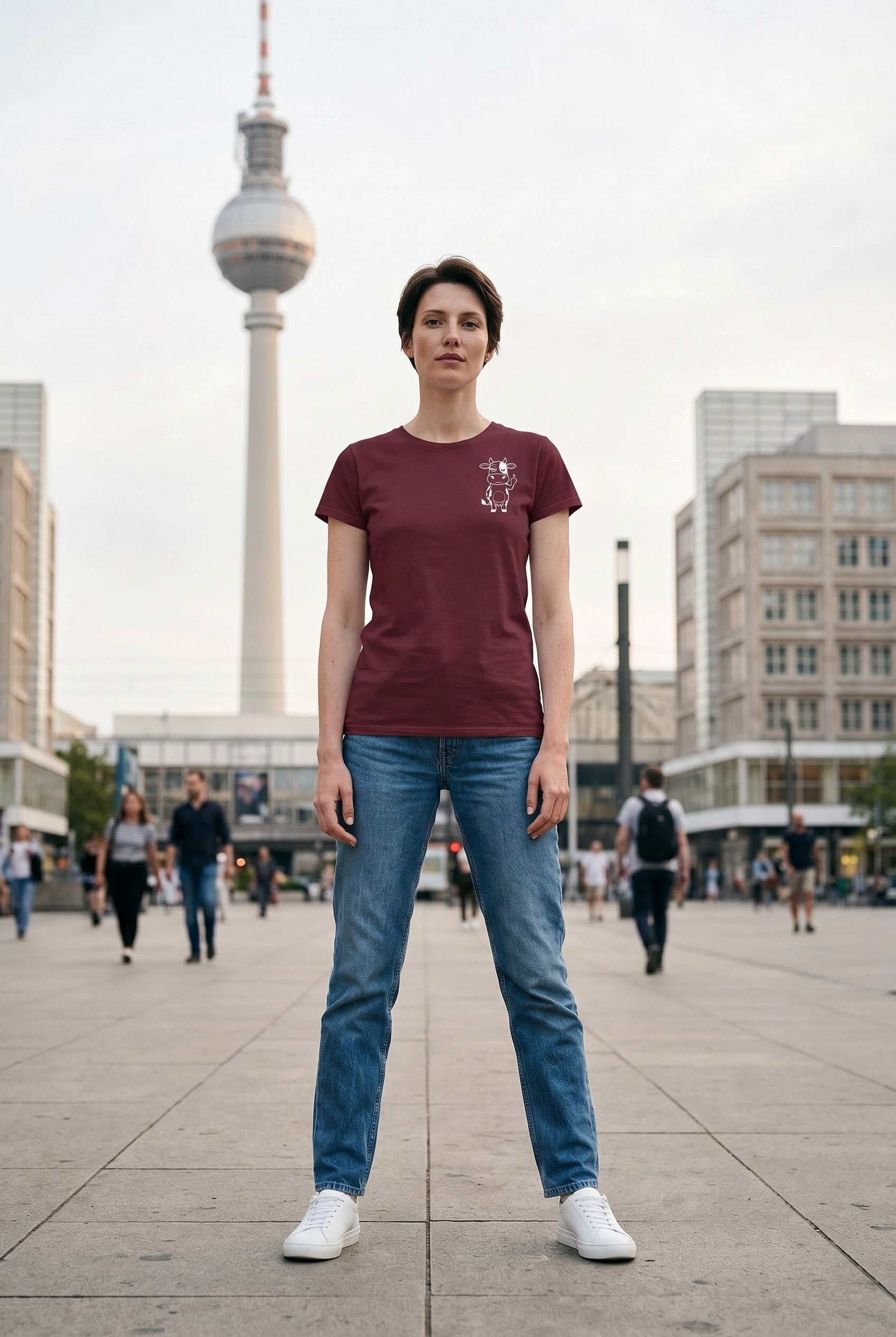 Burgundy - lena front