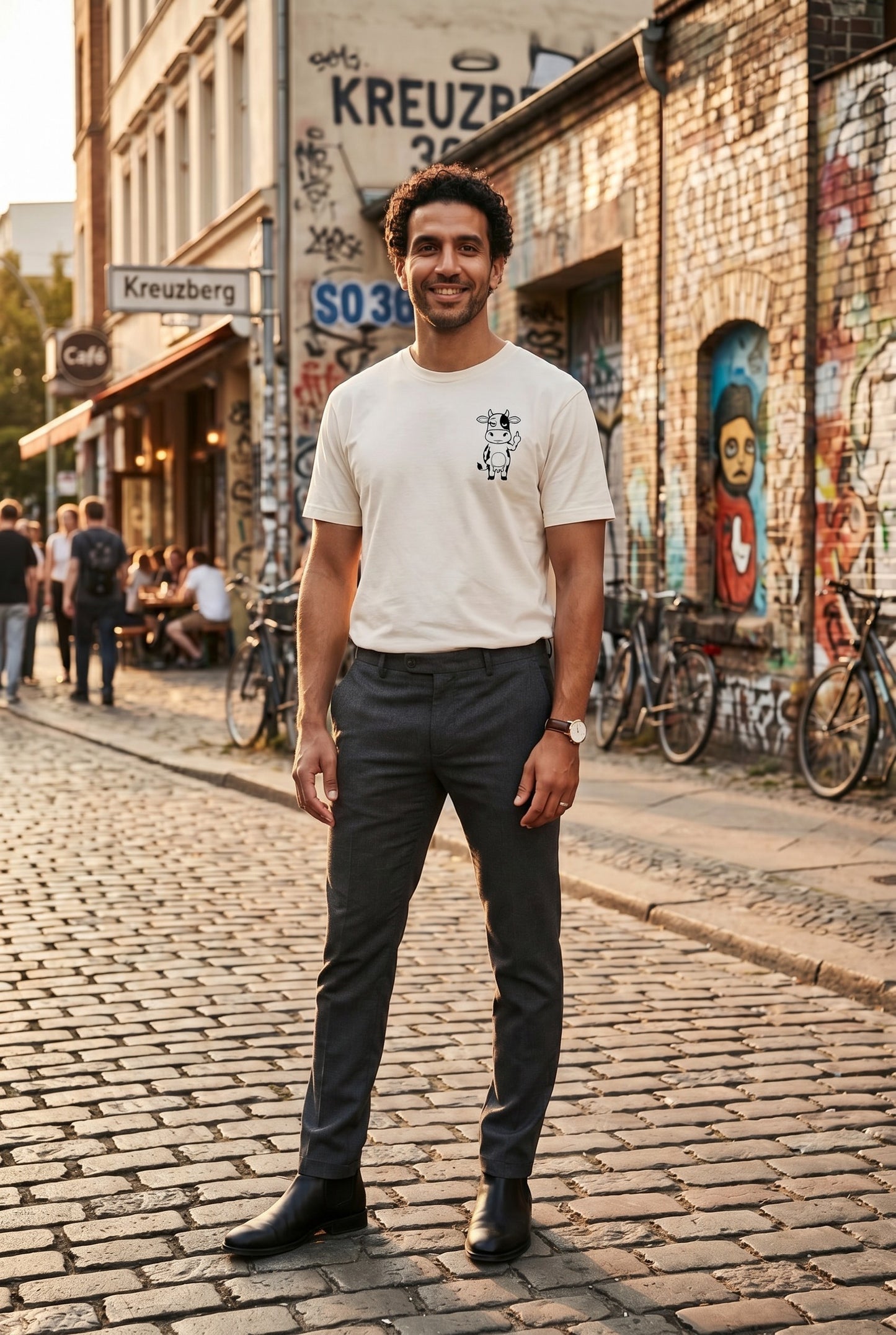 Vintage White - karim front