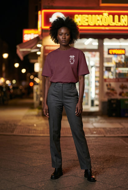 Burgundy - zara front