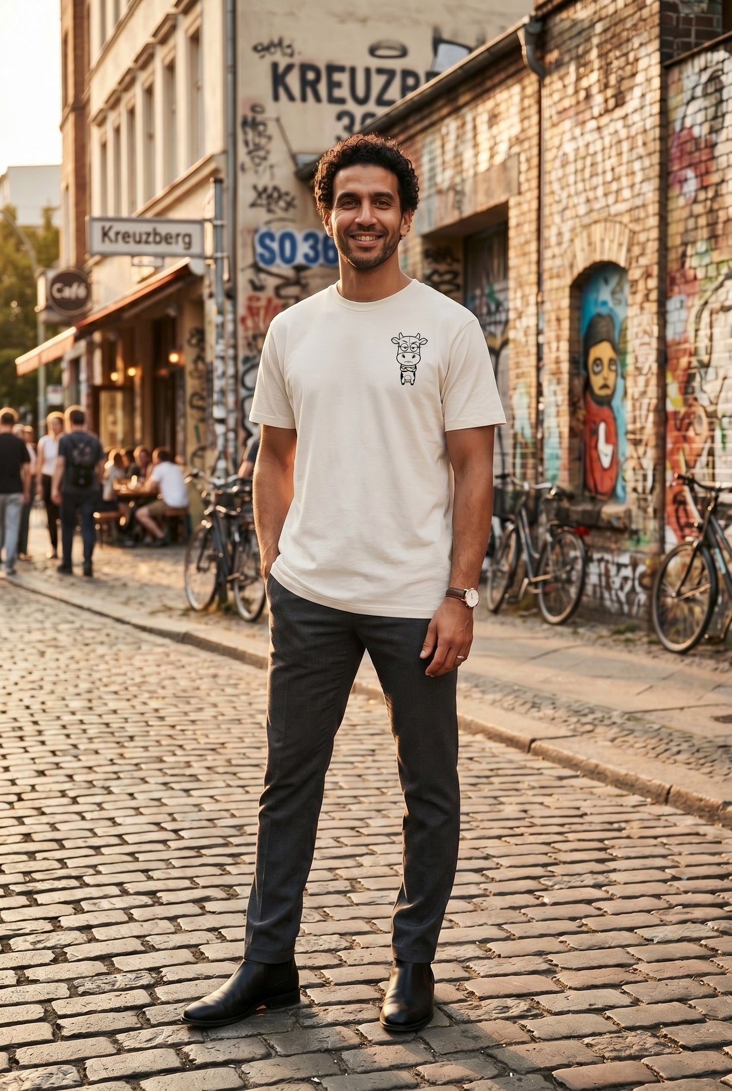 Vintage White - karim front