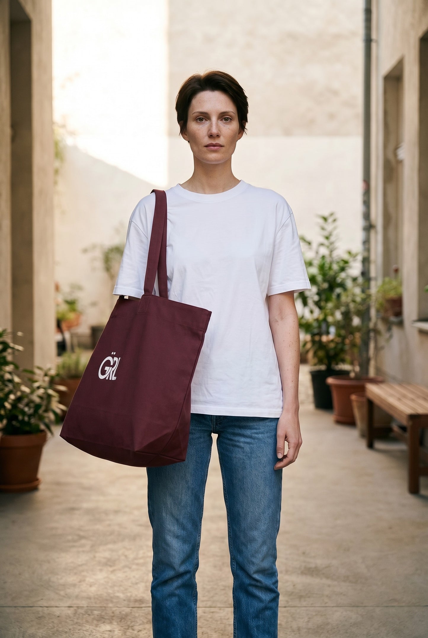 Burgundy - lena front