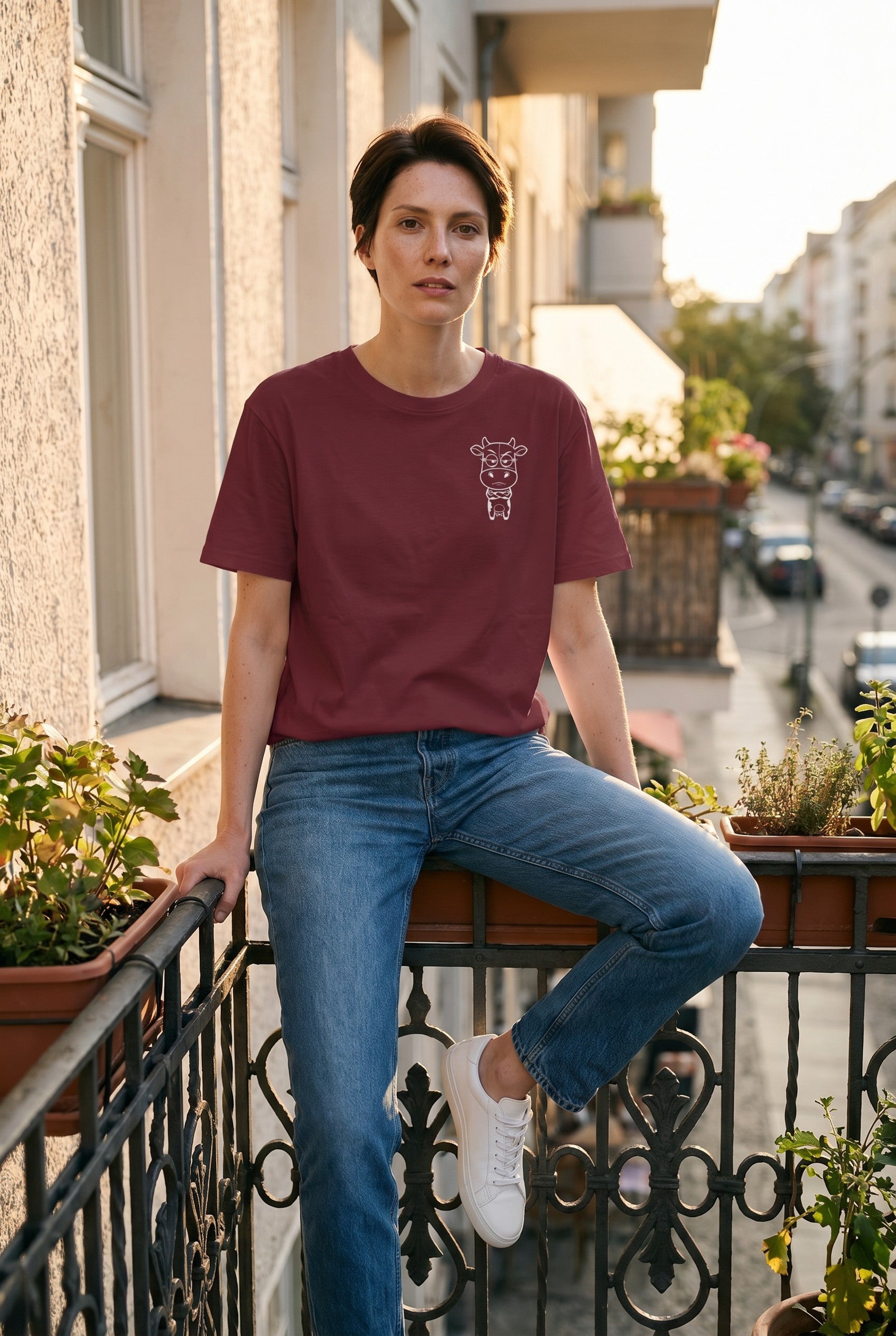Burgundy - lena front